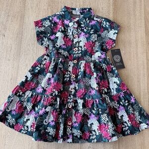 Vince Camuto Kids Dress - Black and Pink Floral